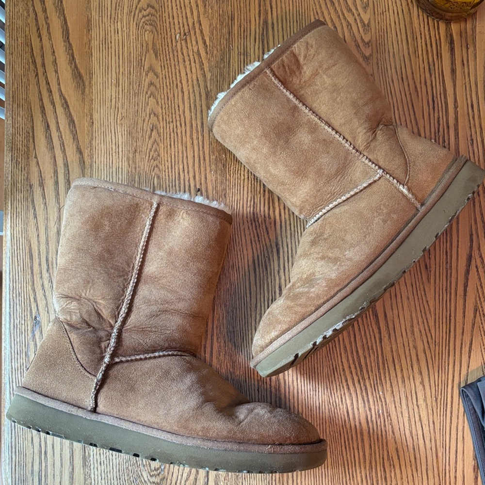 UGG Classic Tan Short Chestnut Boots